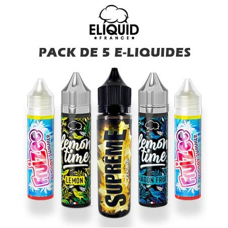 PACK 5x50ML ELIQUIDE FRANCE